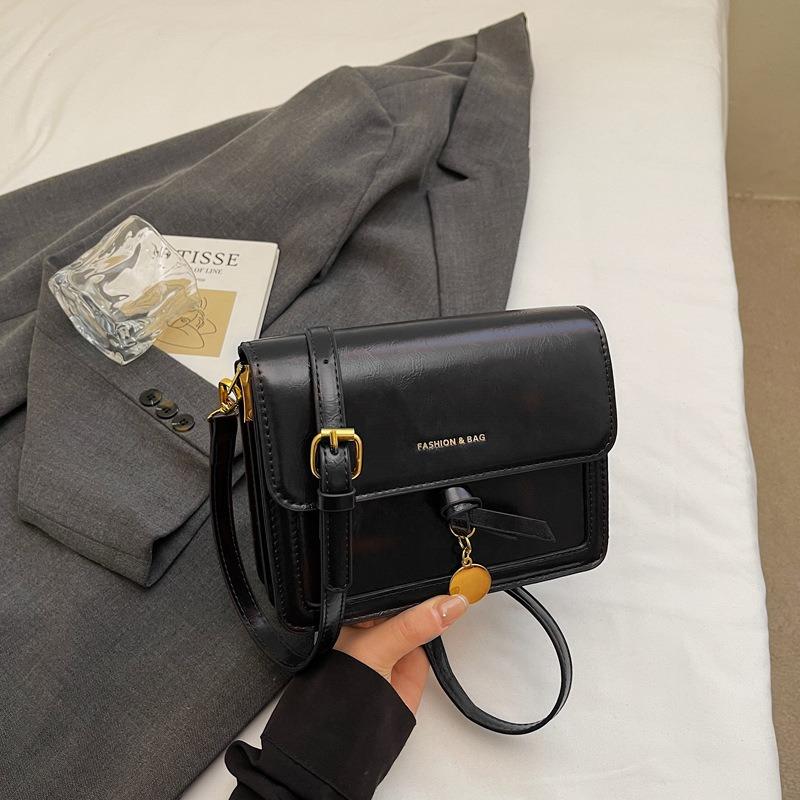 Осень высококачественная повседневная простая сумка-мессенджер женская модная цепочка маленькая квадратная сумка популярная сумка женская