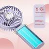 Portable Handheld Mini Fan 6 Speed 90° Foldable Fan LED Digital Display 3600mAh Rechargeable Cooling Fan for Outdoor Travel