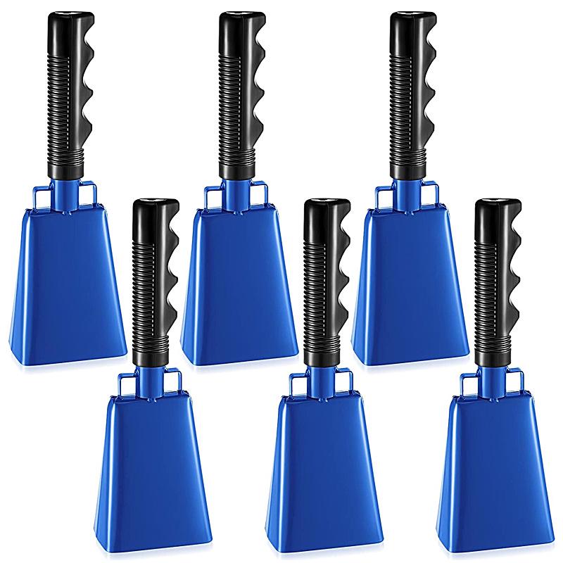 Three-Inch & Four-Inch Hand-Cranked Cowbells - 13 Colors, Perfect for Parties and Handicrafts