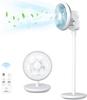 DC DC 6 DC Living Room Swings Up and Left and 3 Levels of Height 6 Levels of Gentle Powerful Remote Easy To DC Energy [Sign Kingdom] Fan, Circulator,