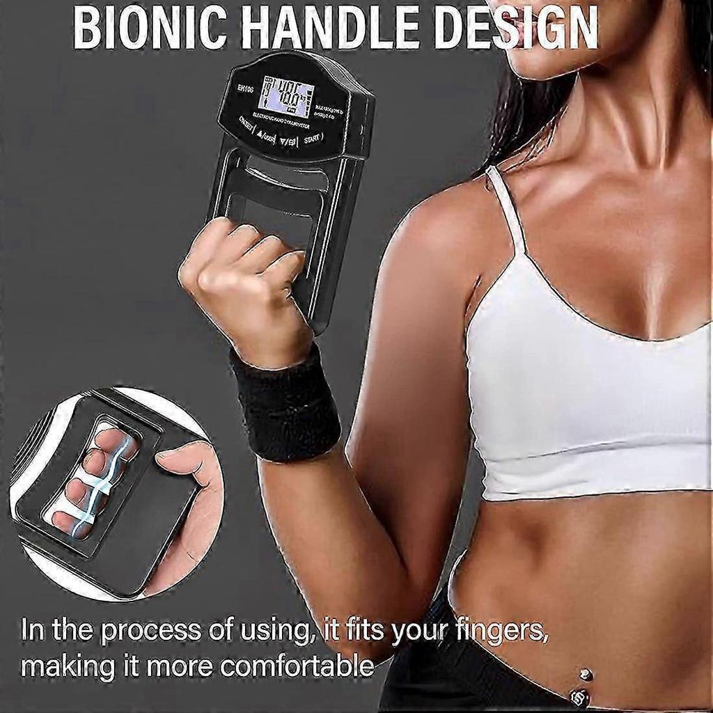 Grip Strength Tester, 396Lbs/180Kg Digital Hand Grip Strength Meter