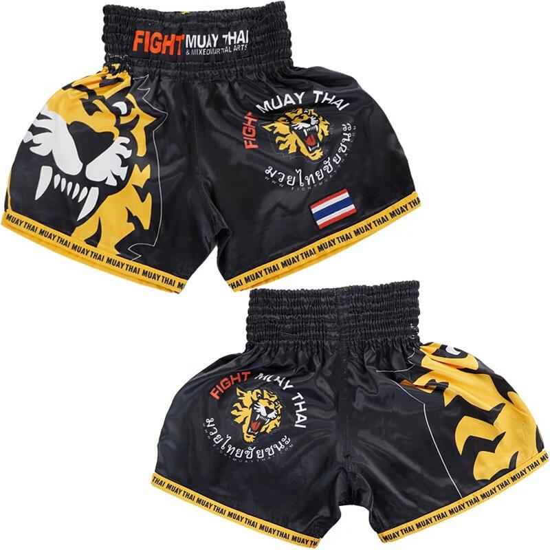 

MMA Fitness Muay Thai Shorts for UFC & Mixed Martial Arts Training XL чёрный