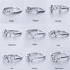 Zircon-Plated Silver Adjustable Zodiac Ring - Fashionable Women's Constellation Accessory