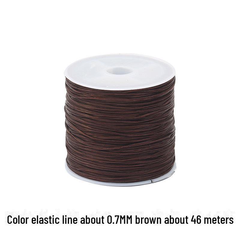 Handmade DIY Colored Elastic Line for Beaded Jewelry Making - Ring, Necklace, Bracelet. Braided Line for Accessories.