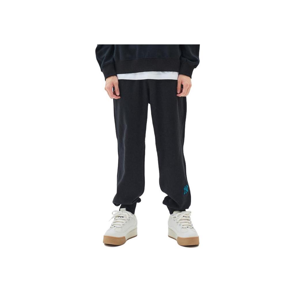 New MLB Knitted Sweatpants Unisex Black 3APTB0336-50BKS