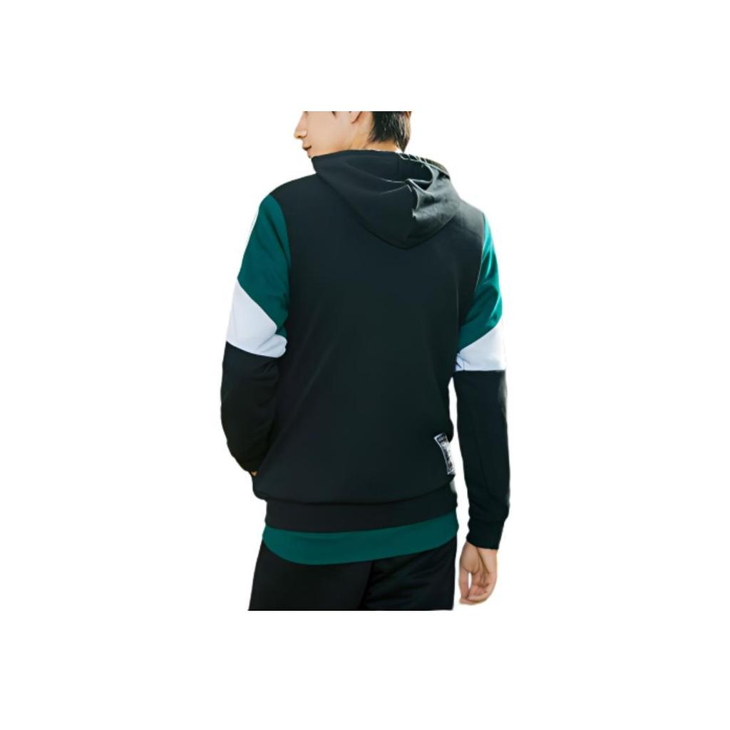 Adidas Neo Brilliant Hoodie 2 With Colorblock Design Men Hoodies Black GU0835