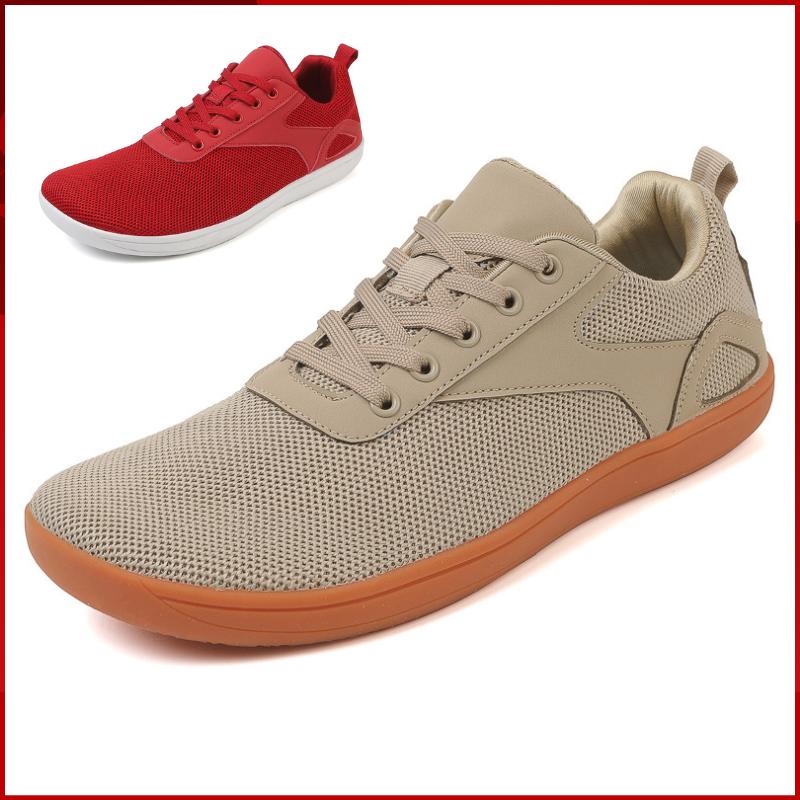 2024 Width Toe Men Women Casual Walking Shoes Soft Comfortable Size 47 46 Daily Wide Barefoot Shoes Lace-up Outdoor Sports Shoes