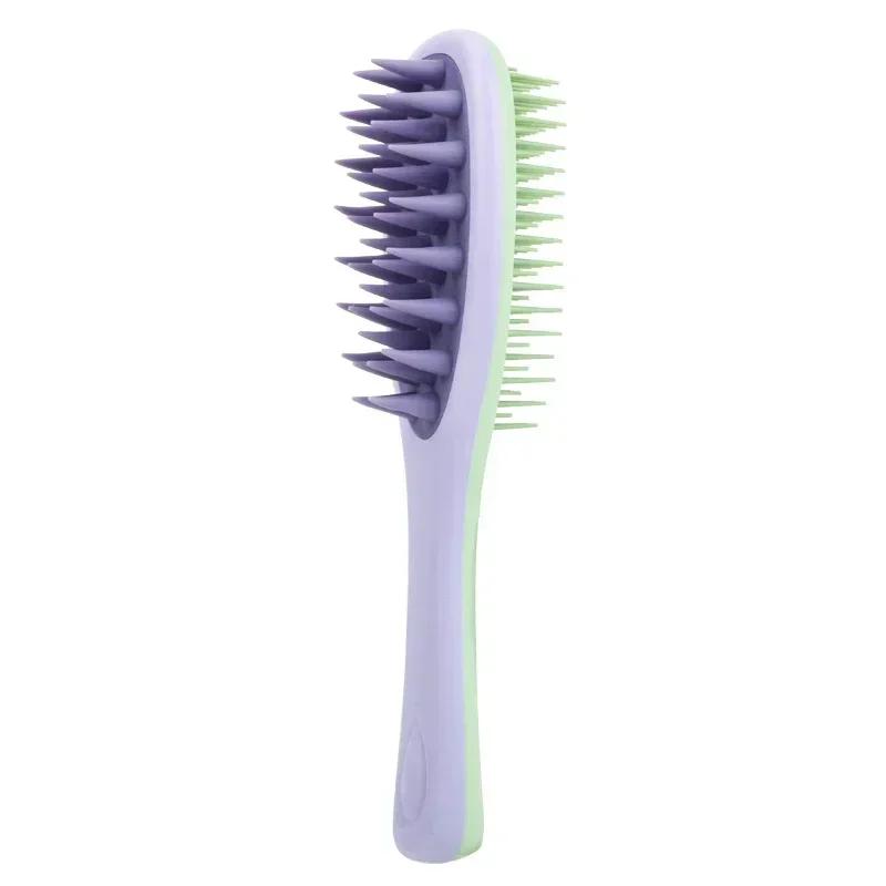 Silicone Shampoo Brush Scalp Massage Brush Head Washing Comb two-sided Hair Massager Bath Brush Body Scrubber Hair Accessories