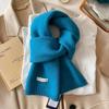 Winter Women Scarf Warm 100% Wool Knitted Shawls Casual Brand Neckerchief Cashmere Shawl Wrap Fashion Red Students Scarves