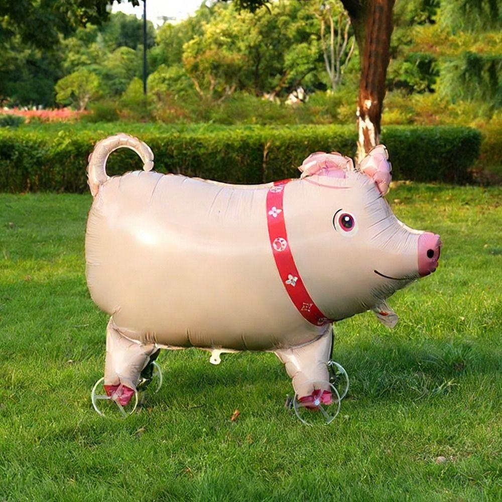 Animal Shape Foil Balloons Aluminum Film Animal Balloons Wheels Balloons Children Photo Props