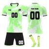 Personalisierte T-Shirts Set Herren Mädchen Mit Nummer Benutzerdefinierte Fußballtrikots Für Jungen Trainingsanzug
