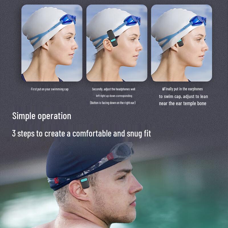 Wedoking S3 Bone Conduction Swimming Headphones