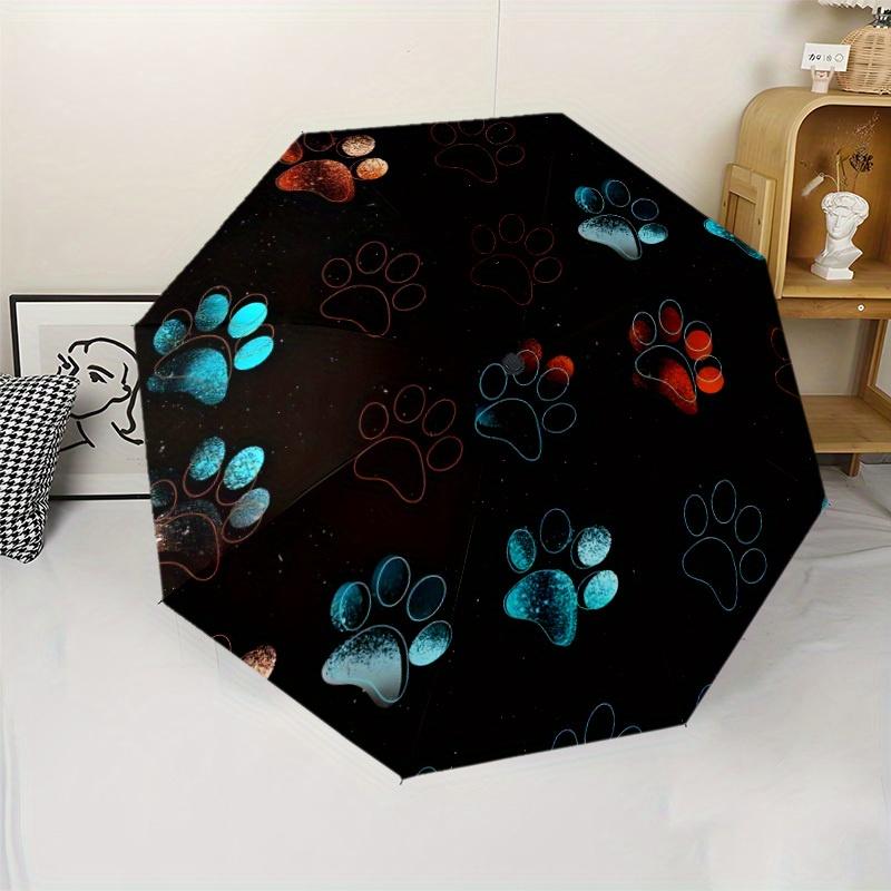 

Automatic Open/Close Umbrella with 8-Rib Heavy-Duty Iron Frame - Automatic Opening/Closing, Folding Umbrella with Non-Slip Gri