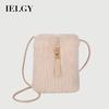 Mobile Phone Bag Autumn Winter High-End Fashionable Furry Bag All-Match Casual Plush Shoulder Messenger Bag