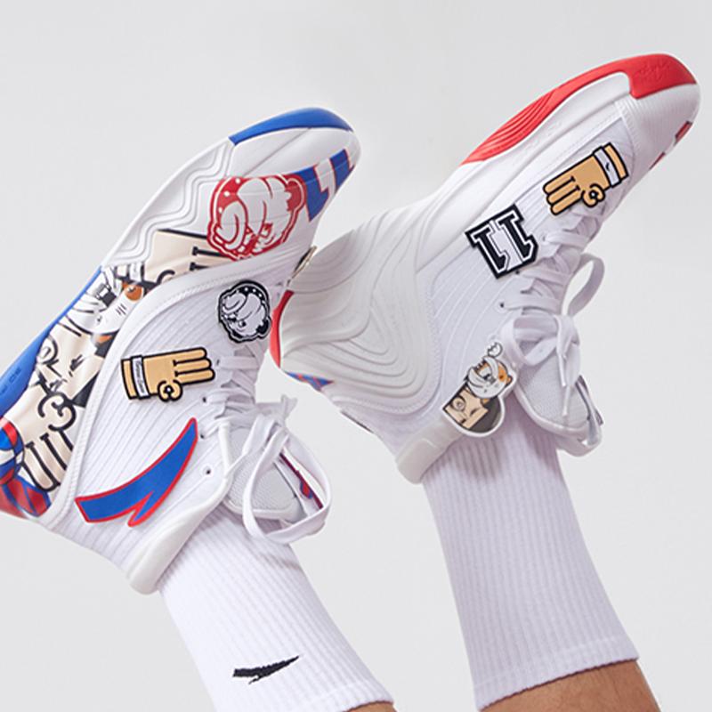 Anta KT6 Rocco Męskie Sneakersy Białe Niebieskie Czerwone 112211108-2