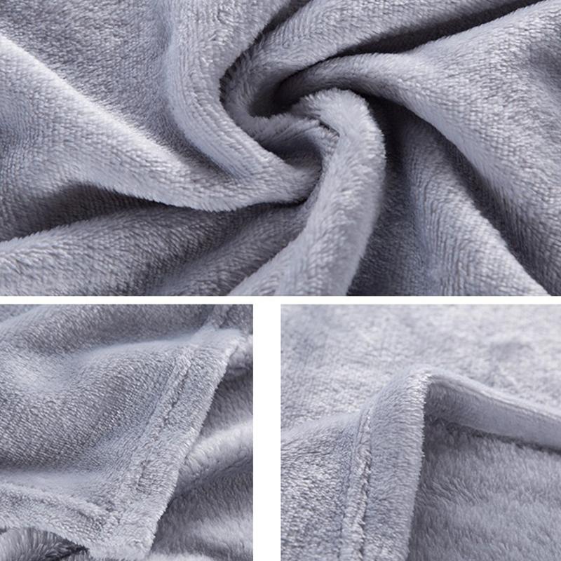 Warm Coral Fleece Flannel Blanket,Perfect for Autumn, Winter, Air Conditioning, Picnics, and Travel