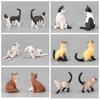 1 PC   House Decor Bonsai Ornament Fairy Garden Neko Figurine Miniature Cat Simulation Animal Mini Pet Model