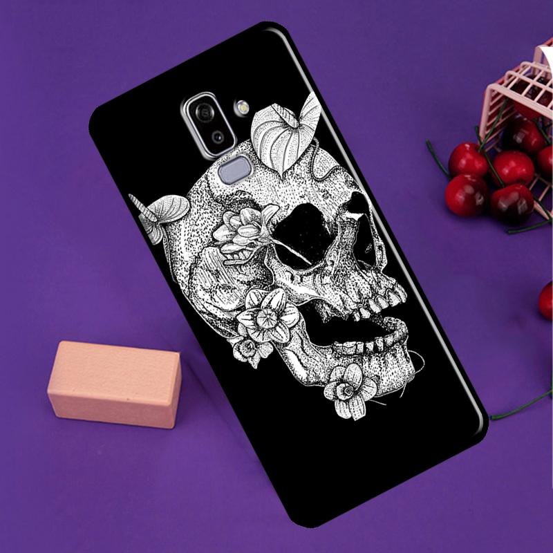 Gotisk Skalle För Samsung Galaxy M14 M34 M54 M56 M36 M16 M31 M11 M13 M53 M12 M32 M52 M35 M55 M15 M06 Fodral