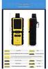 4-in-1 Gas Detector: Oxygen, Hydrogen Sulfide, Carbon Monoxide, Flammable Gases