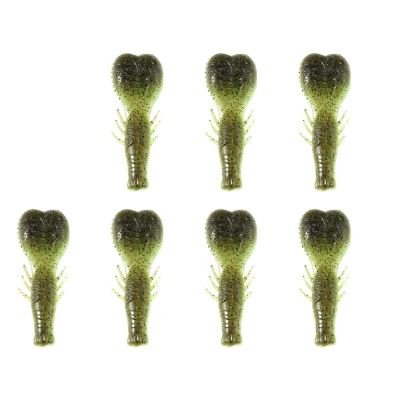 Soft Baits Crawfish Lures Artificial Fishing Baits Lure for Trout 6.2cm 6.7g Heavy Weighted Swimbait Fishing Tackle