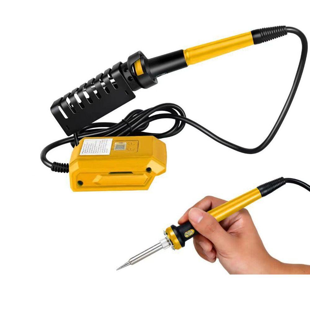 300-500℃ Temperature Electric Soldering Iron Fast Heating Li-ion Battery Wireless Welding Tool 60W for Makita/Milwaukee/Dewalt
