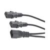 Certified C14 to Dual C13 Power Splitter Cable for Servers