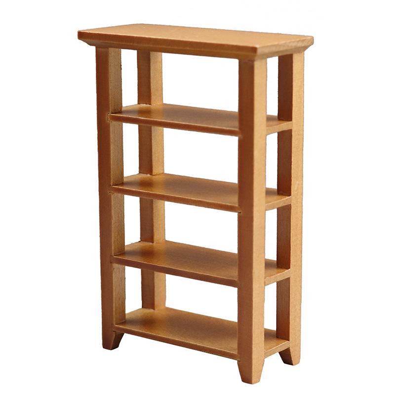 

1:12 Мініатюрний ляльковий будиночок Каштанова квіткова підставка – Чотириярусна модель меблів