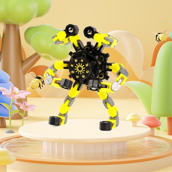 Deformation Spinning Top Toy Portable Stress Relief Fingertip Mechanical Gyro Educational Chain Spinner Sensory Toy Kids Adults Birthday Gift
