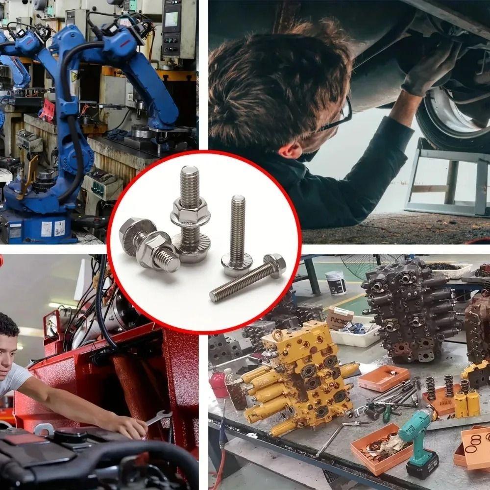 High Strength Exhaust Manifold Bolt Engine Replacement Hardware  Vehicle Maintenance