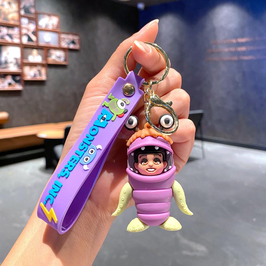 

Monsters University Figure Keychain Anime Monsters Inc. Cute 3D Doll Backpack Car Keyring Kids Toy Christmas Gift Wholesale