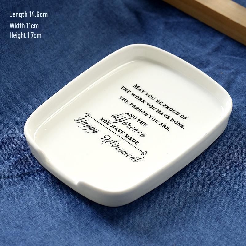 European Ceramic Spoon Rest - White Porcelain Ladle Holder for Kitchen