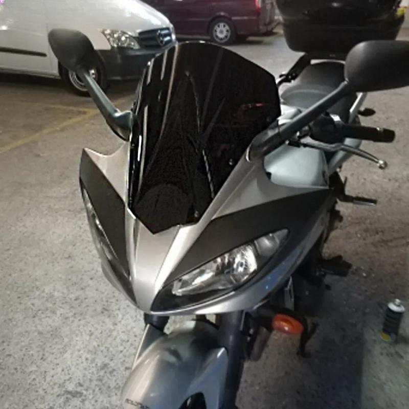 Motorcycle Double Bubble Windshield Windscreen Screen For Yamaha FZ6 S2 600 FZ-6 FZS600 Fazer FZ 6 2003 2004 2005 2006 2007 2008
