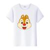 Casual Cartoon Chip 'n' Dale Graphic t-shirt Summer Blouses White Tees Clothes Y2K Tshirt Oversized Tops Unisex