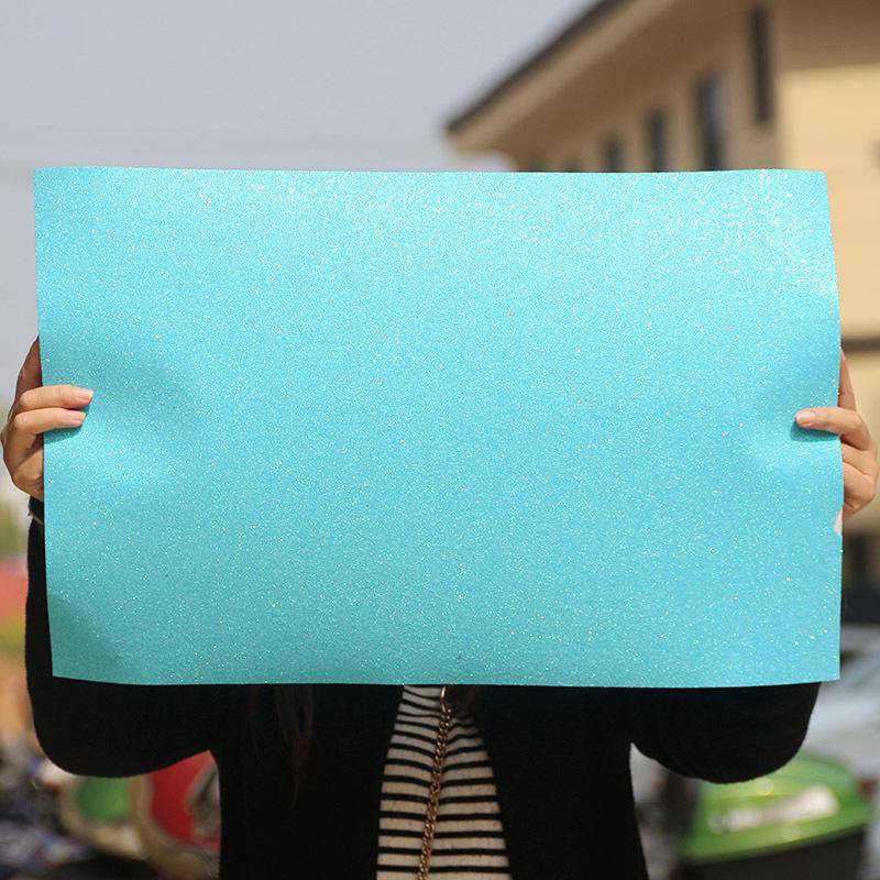 Hârtie Spumă Groasă Mare cu Sclipici Auriu pentru Meșteșuguri