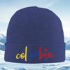 Kolumbie srdce štětec ručně psaný design vlajka Unisex Dámská Unisex Pletená čepice Beanie Čepice Pulover Zimní Termální Teplá Vánoční Outd