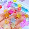 30Pcs Cute Mixed Mini Transparent Little Stars FlatBack Resin Cabochons Scrapbooking DIY Jewelry Craft Decoration Accessories H7