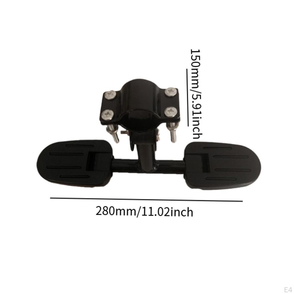 Skate Footrest 3 Wheeled Pedal Wheel Ride on Toy for Residential