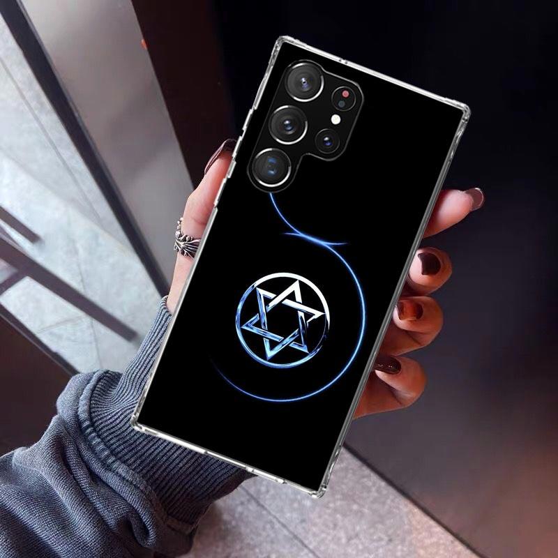 David Jewish Star Symbol Phone Case For Samsung Galaxy S23 S24 S25 Edge S26 Ultra S22 + S21 Plus S20 FE Cover Silicone Print She