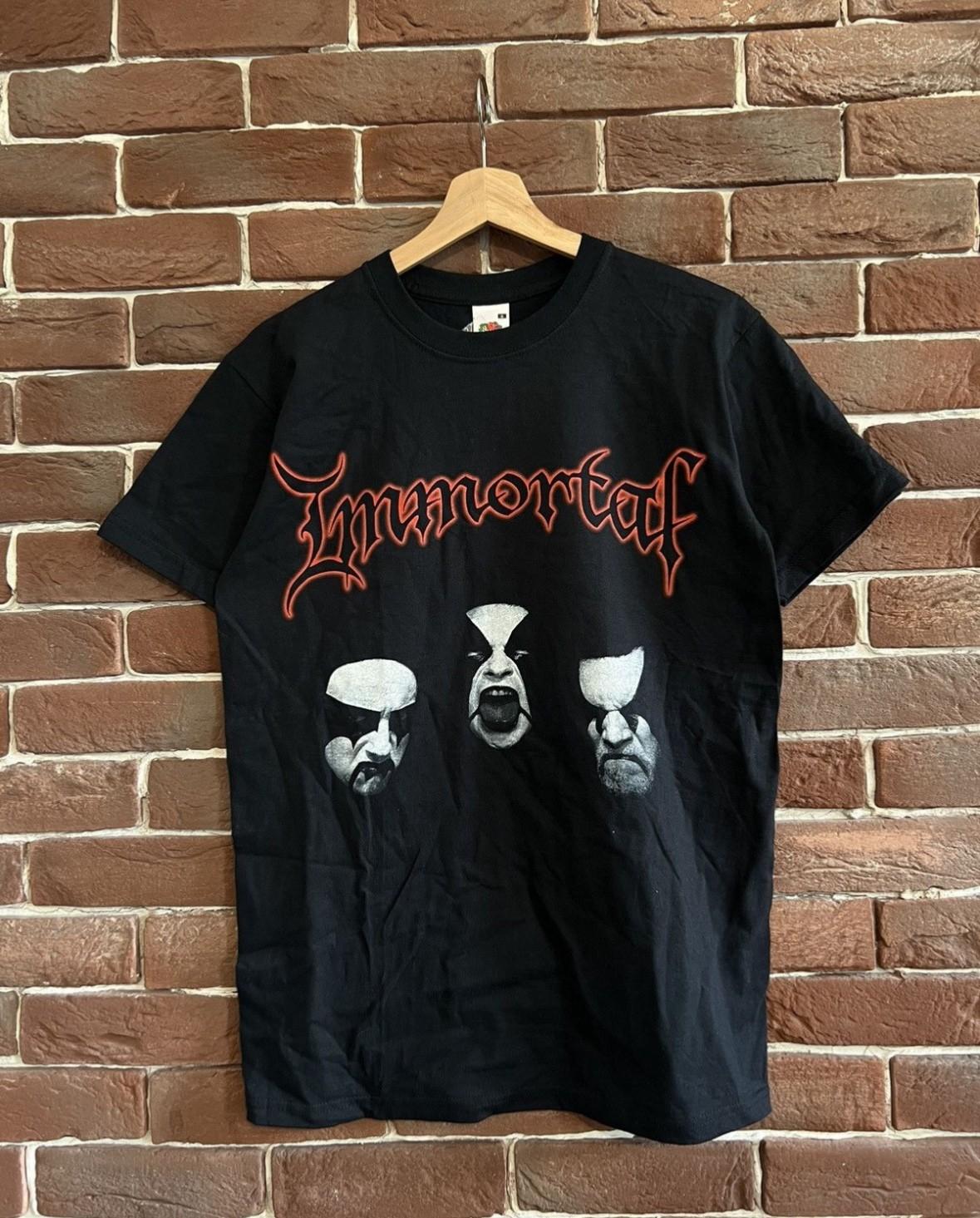 Rare Vintage 00s Immortal 7 Dates Of Metal Band Tee s Unisex T-Shirt XXXL