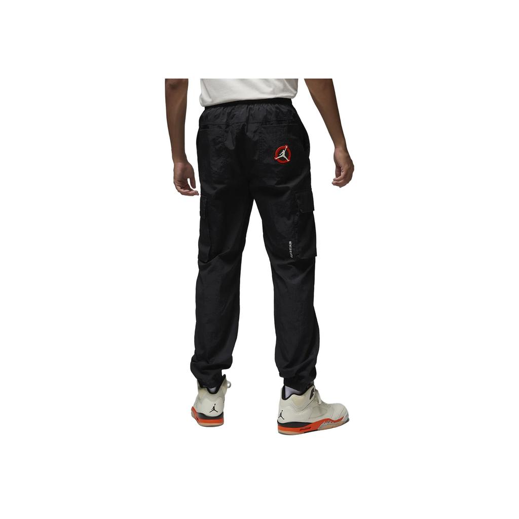 Jordan Solid Color Logo Joggers with Drawstring Men Bottoms Black DV7580-010