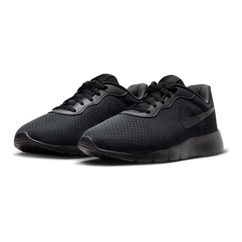 Nike Tanjun Slip Resistant Cushioning Low Top Kids' Running Shoes Black Teenagers DX9041-002