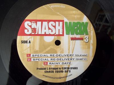12inch Record UNKNOWN ARTIST - Smash Wax Volume 3 SWAX003 Not On Label Non Japan Rap & Hip-Hop/R&B Used