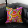 Fashion Retro twist Playful blooms Cushion Cover Pillow Case Antidustmite Invisible zipper silky plush cushion