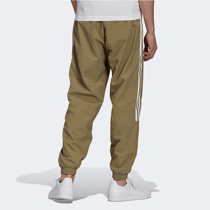 Adidas Originals Lock Up Track Pants With Striped Logo Men Bottoms Green H41386