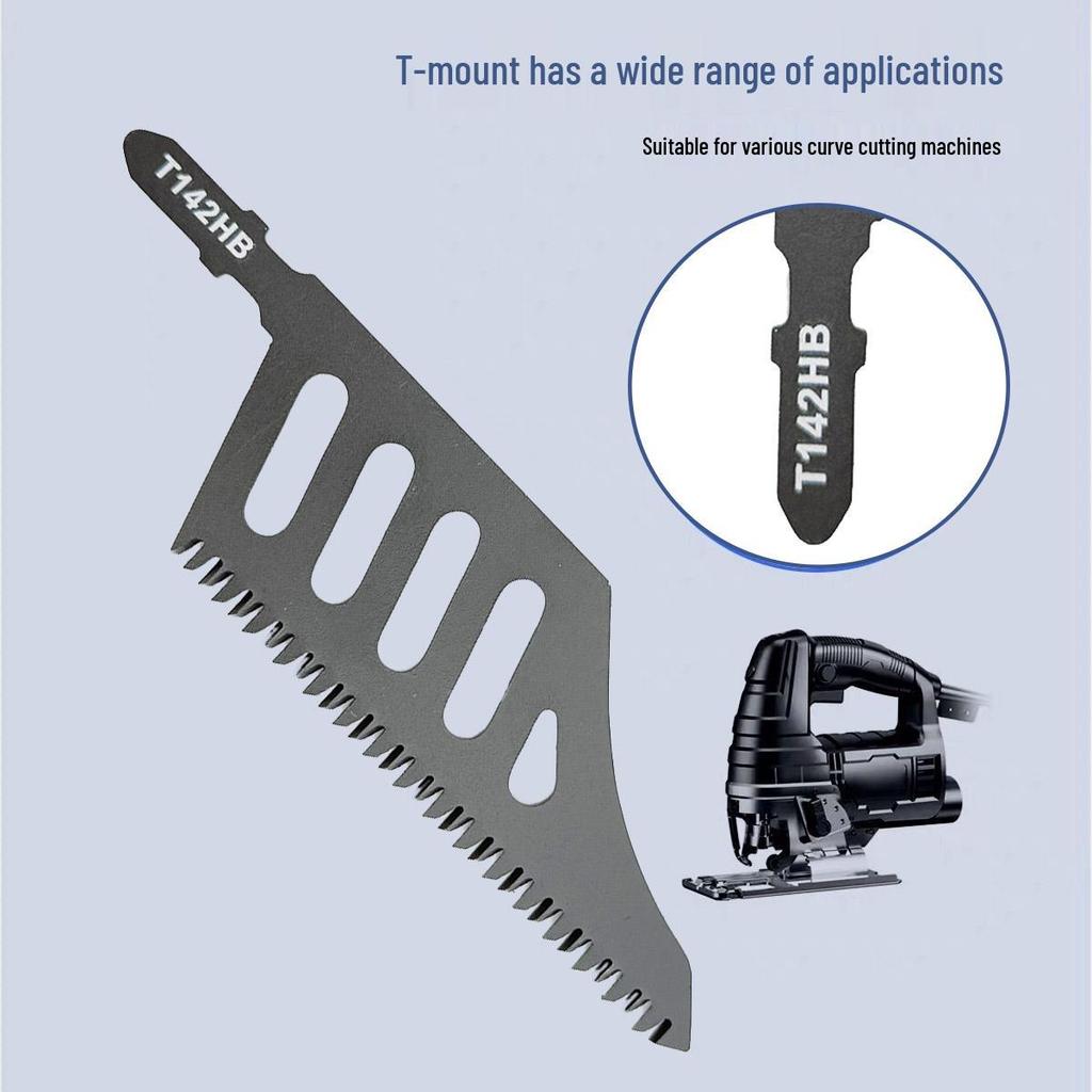 Curve-Cut Irregular Jigsaw Blade for Smooth Woodworking - No Chipping