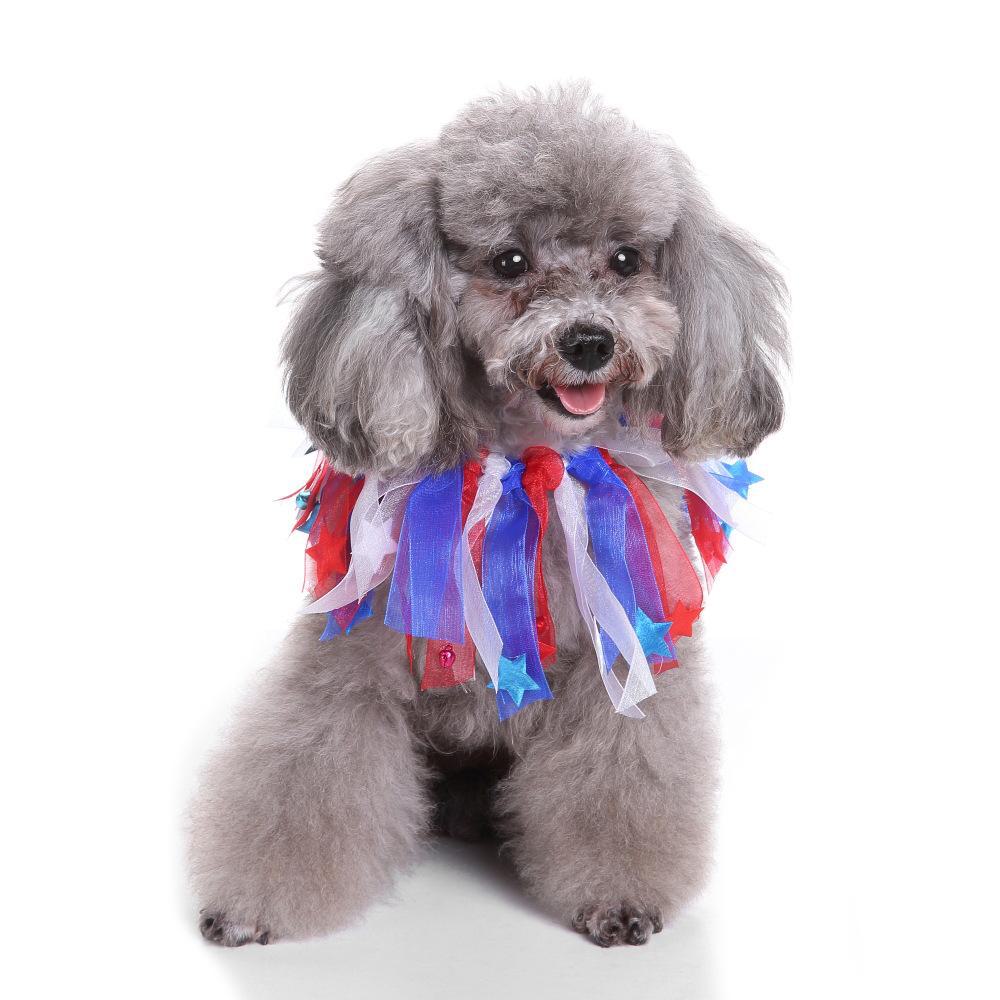 

Одежда для домашних животных и лента для ошейника для собак в честь Дня независимости Америки Large