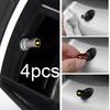 4Pcs Car Aluminum Metal Wheel Tire Valve Caps Car Accessories For Chevrolet Colorado Cruze Spark Captiva Malibu Trax Aveo Camaro