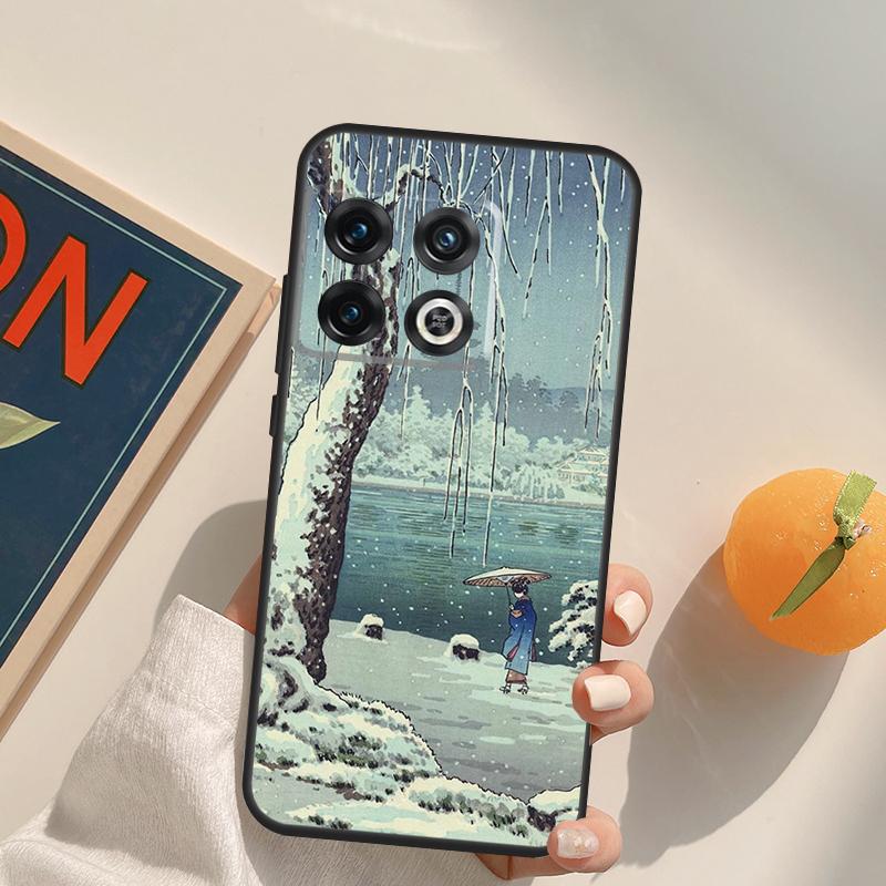 Japanese Ukiyo-e Art Case For OnePlus Nord 5 CE 2 3 4 Lite N20 N30 OnePlus 15 13 12 11 13T 10T 10R 12R 13R Cover