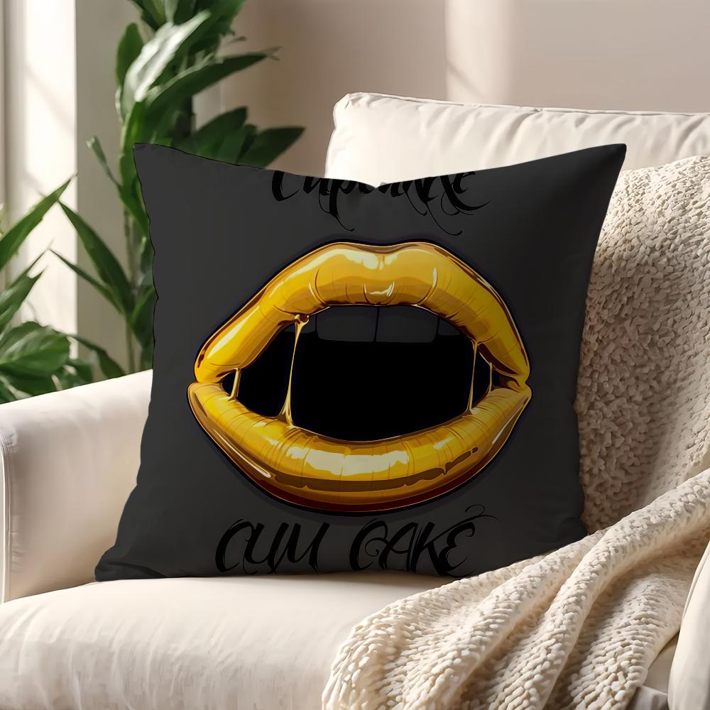 

American Rapper C-Cupcakke The BakKery cushion cover For Pillow Printing Sofa Decoration Home Car Room Office Nordic Simplicity 30cmx30cm