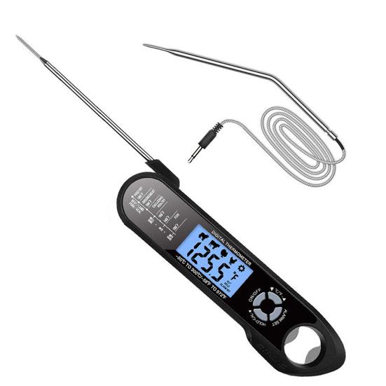 Ofen Fleisch Sicher Sofortablesend 2 in 1 Doppel-Sonde Lebensmittel Thermometer